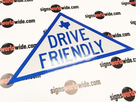 Drive Friendly Decal Image Drive Friendly Decal Image