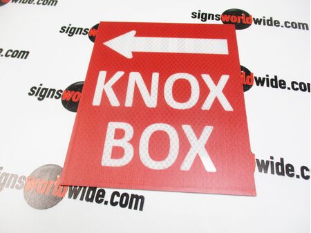 Directional 8"h x 6.5"w Aluminum Knox Box Left Arrow 
Sign Image Directional 8"h x 6.5"w Aluminum Knox Box Left Arrow 
Sign Image