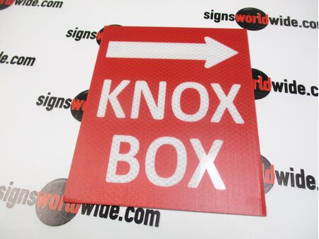 Directional 8"h x 6.5"w Aluminum Knox Box Right Arrow 
Sign Image Directional 8"h x 6.5"w Aluminum Knox Box Right Arrow 
Sign Image
