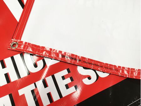 Wear Your Hard Hat 48" x 72" Banner Image 4