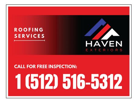 Haven Exteriors 18" x 24" Coroplast Yard Sign Image