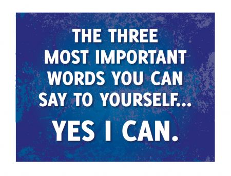 Three Most Important Words Poster print image