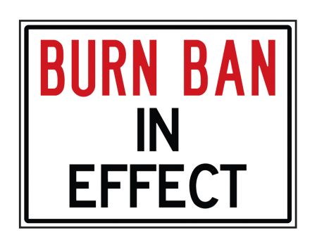 Burn Ban sign image