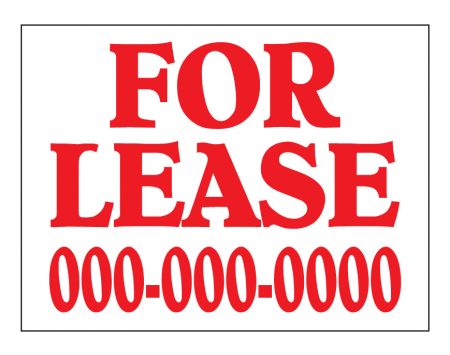 For Lease yard sign image