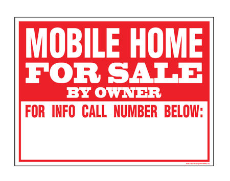 Mobile Home FS sign image