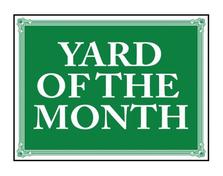 Yard of the Month sign image