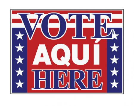 Vote Aqui Here decal image