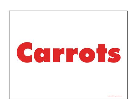 Carrots sign image