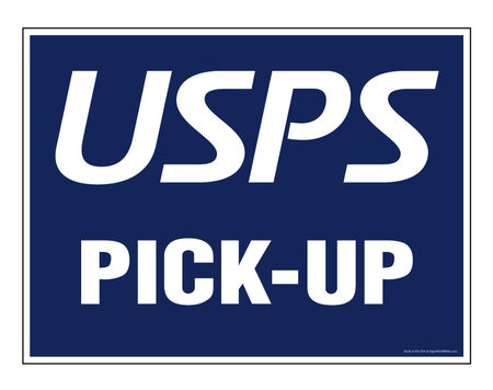 USPS Pick-Up sign image