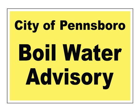 City of Pennsboro Boil Water Advisory 18x24 Coroplast sign image