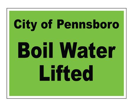 City of Pennsboro Boil Water Lifted 18x24 Coroplast sign image