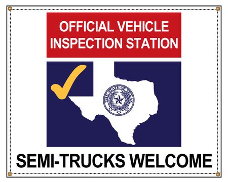 Texas State Inspection Semi-Trucks
48x60 Banner Image