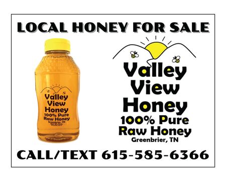 Valley View Honey Yard Sign Image