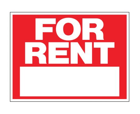 For Rent sign image