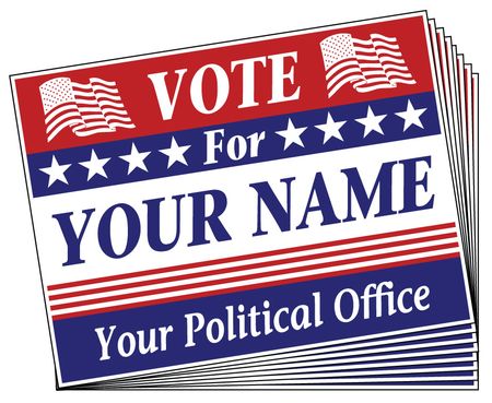 Vote For You signs image