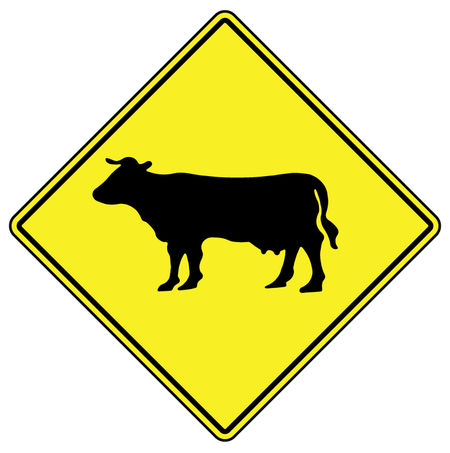 Cow Diamond sign image