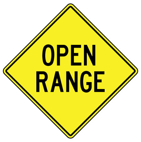 Open Range Diamond sign image