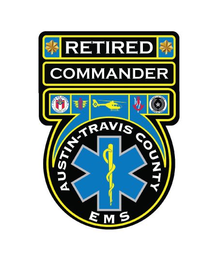 Retired Commander ATC EMS Decal Image