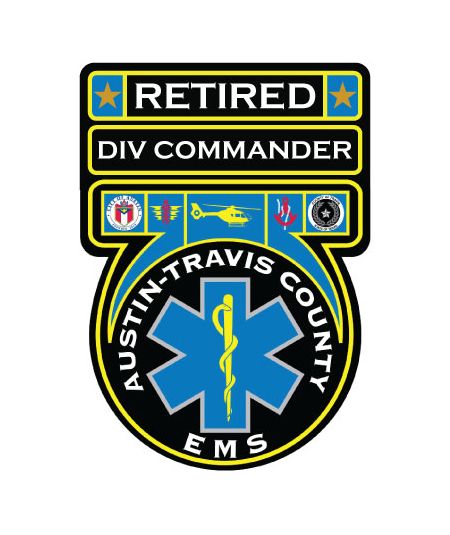 Retired Div Commander ATC EMS Decal Image