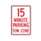 15 Minute parking sign image