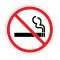 No Smoking decal image