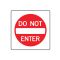 Do Not Enter sign image