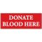 Donate Blood Here banner image