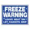 Freeze Warning sign image