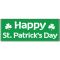 Happy St Patrick's Day banner image