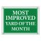 Most improved yard sign image
