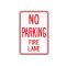 No Parking Fire Lane sign image