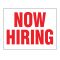 No Hiring yard sign image