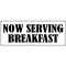 Now Serving Breakfast banner image