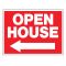 Open House left arrow sign image