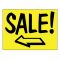 Sale left arrow sign image