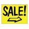 Sale right arrow sign image