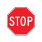 30" Stop sign image