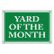 Yard of the Month sign image