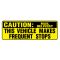 Caution Frequent Stops Mail delivery magnetic image