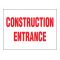 Construction Entrance sign image