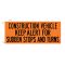 Construction Vehicle SS 24x60 v2 sign image