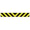 Caution stripe 6x45 decal image