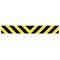 Caution stripe 6x45 decal image