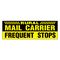 Rural Mail Caution Frequent Stops decal image