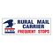 US Mail Caution Frequent Stops decal image