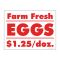 Farm Fresh Eggs per dozen sign image