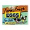 Farm Fresh Eggs Laid Fresh sign image
