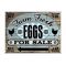 Farm Fresh EggsWood Grain Lft Arw sign image