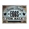 Farm Fresh EggsWood Grain Rt Arw sign image