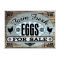 Farm Fresh EggsWood Grain sign image